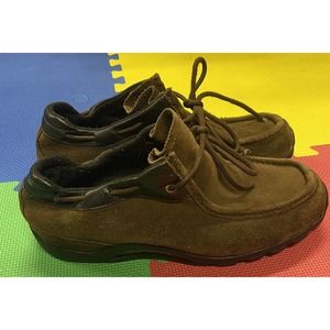 Vintage Polo Jeans Co Ralph Lauren Leather Loafers Mens Size 9.5 Brown Black